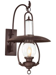 La-Grange Exterior Wall Sconce in Old Bronze.